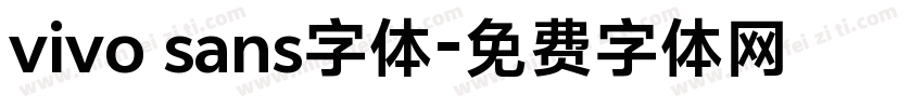 vivo sans字体字体转换